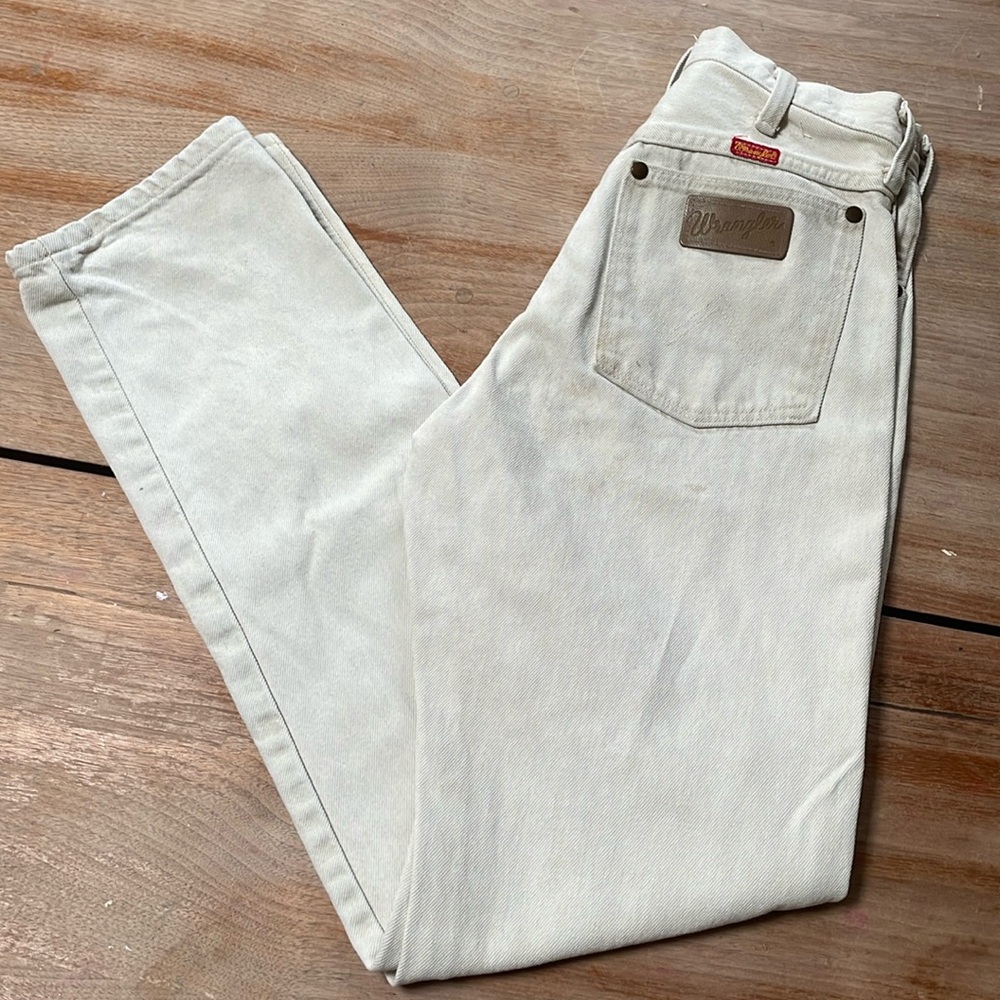 90s vintage Wrangler high waist straight leg jeans
